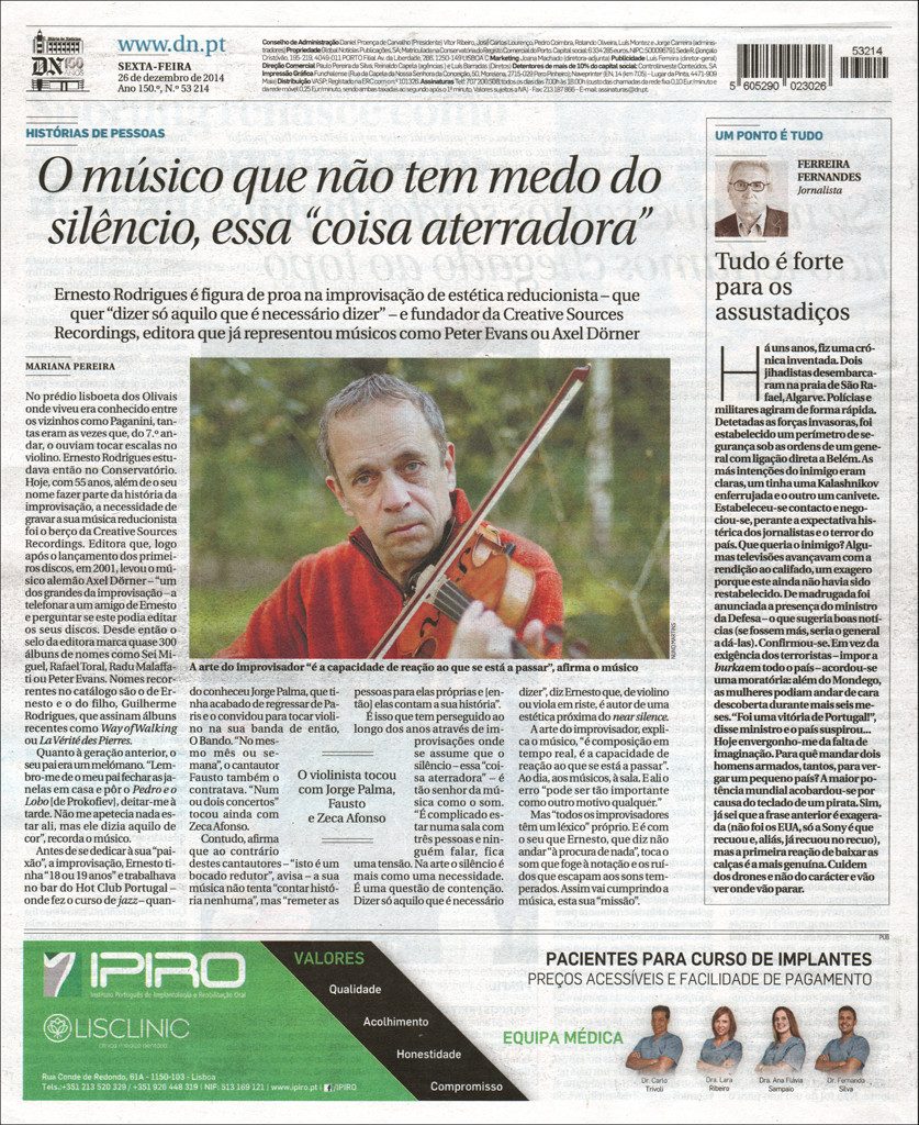 Diário de Notícias 26.12.2014