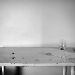a table and glass