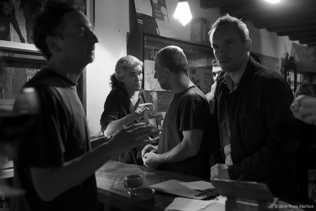 inside Irreal: Paal Nilssen-Love, Rodrigo Amado, Lula Pena & António Poppe