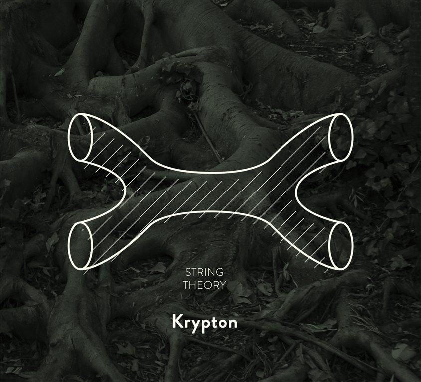 String Theory "Krypton" CD sleeve design by Carlos Santos