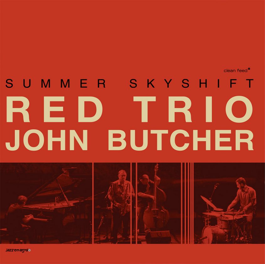 Red Trio & John Butcher "Summer Skyshift" CD sleeve