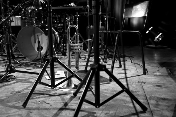 Peter Evans' trumpet