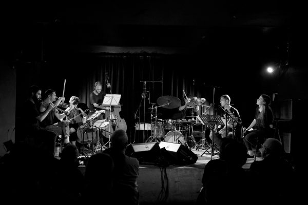 Peter Evans, Raquel Reis, Gil Dionísio, João Almeida, Inês Pereira, Gianni Narduzzi & Pedro Melo Alves