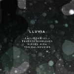 Emilie Skrijelj + Ernesto Rodrigues + Miguel Mira + Tom Malmendier "Lluvia" CD cover