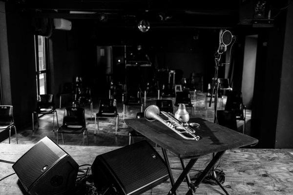 the set and the trumpet