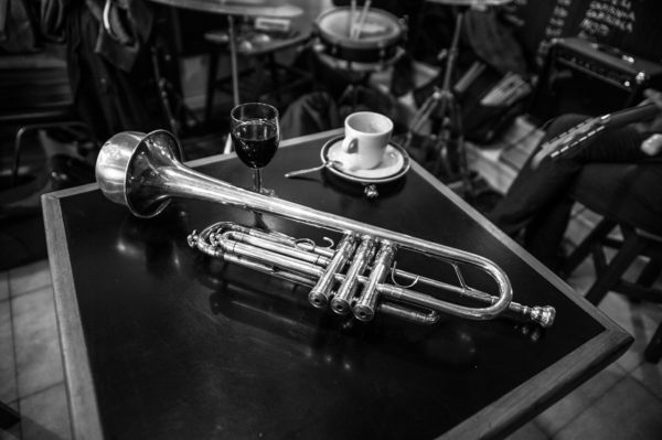 Piotr Damasiewicz's trumpet