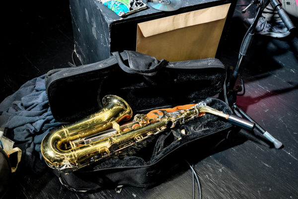 Nuno Torres' saxophone