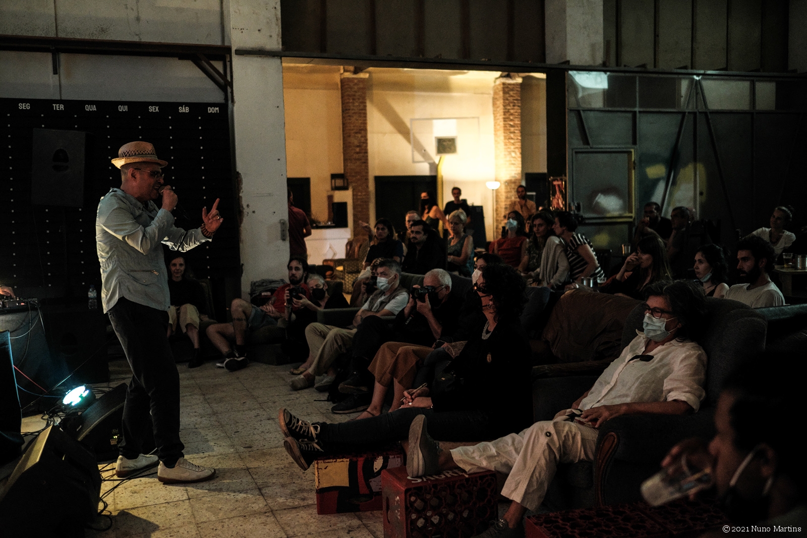 Rodrigo Brandão & the audience