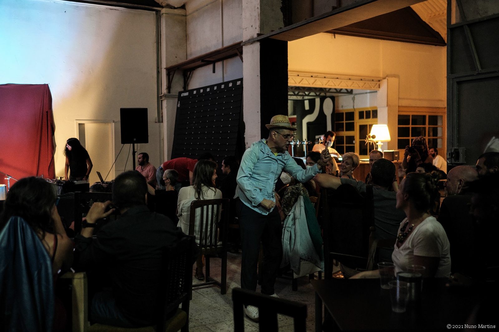 Rodrigo Brandão in the audience