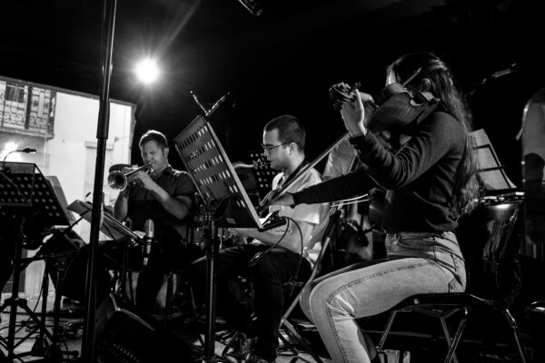 Peter Evans, Bernardo Tinoco, Ângela Flores Baltazar