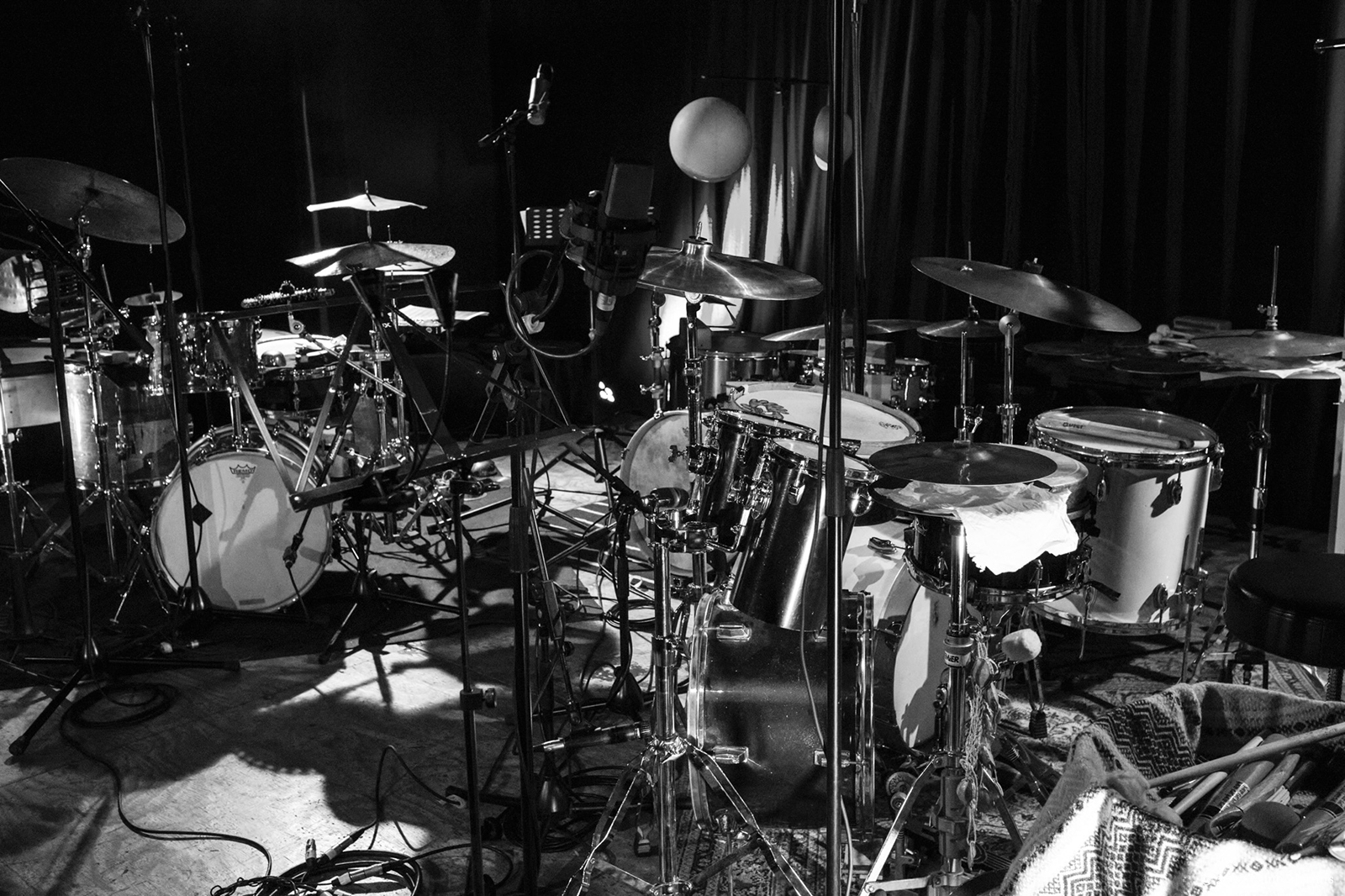 the drums' set