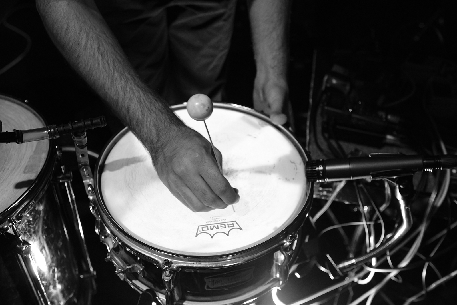 reverberating the snare